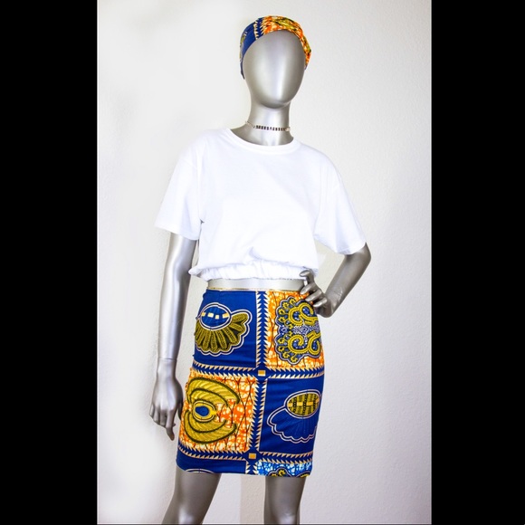 AFRICAN SKIRT and MASK - Picture 3 of 3